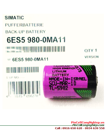 Siemens 6ES5980-0MA11; Pin nuôi nguồn Siemens 6ES5980-0MA11 lithium 3.6v 1/2AA chính hãng 